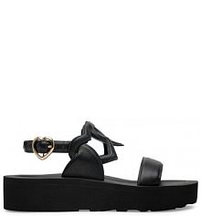 Sandały LOVE MOSCHINO czarne damskie 