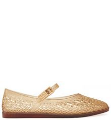 Baleriny Melissa beżowe damskie 