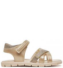 Sandały Tommy Hilfiger złote dziecięce 