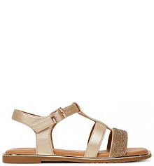 Sandały Tommy Hilfiger złote dziecięce 