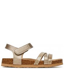 Sandały Nelli Blu złote dziecięce 