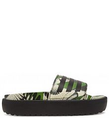 Klapki adidas zielone damskie 