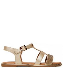 Sandały Tommy Hilfiger złote dziecięce 