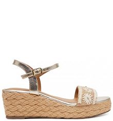 Espadryle Gioseppo brązowe damskie 