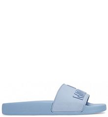 Klapki LOVE MOSCHINO niebieskie damskie 