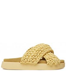 Klapki Inuikii żółte damskie 