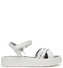 Sandały Calvin Klein Jeans białe dziecięce 