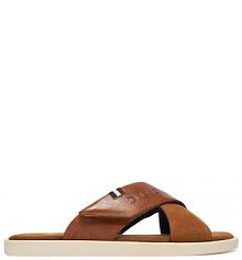 Klapki Bugatti czarne męskie 