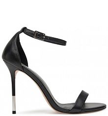 Sandały na szpilce Eva Minge czarne 