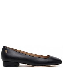 Baleriny LAUREN RALPH LAUREN czarne damskie 