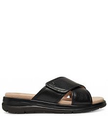 Klapki Caprice czarne damskie 