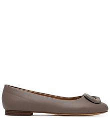 Baleriny Sergio Bardi szare damskie 