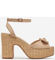 Espadryle DeeZee beżowe damskie 