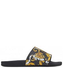 Klapki Versace Jeans Couture czarne damskie 