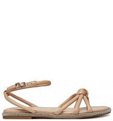 Sandały Guess beżowe damskie 