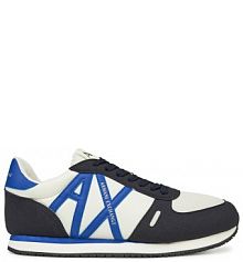 Sneakersy Armani Exchange granatowe męskie 