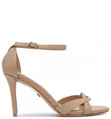 Sandały na szpilce GINO ROSSI beżowe 