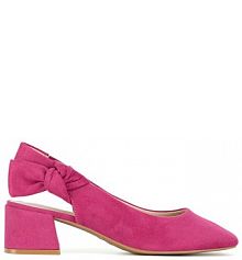 Sandały na słupku Clara Barson różowe 