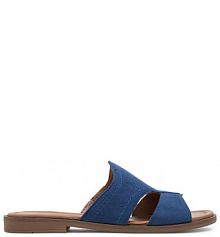 Klapki Lasocki niebieskie damskie 