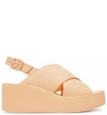 Sandały na koturnie HÖGL pomarańczowe 