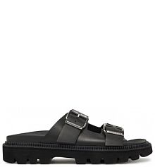 Klapki Tommy Jeans czarne damskie 