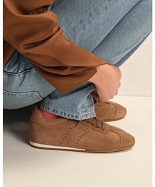 Sneakersy GINO ROSSI brązowe damskie 