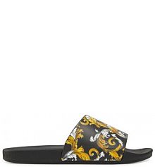 Klapki Versace Jeans Couture czarne męskie 