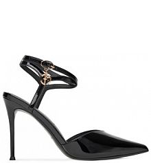 Sandały na szpilce Eva Minge czarne 