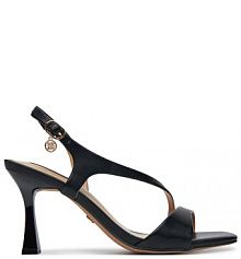 Sandały na szpilce Nine West czarne 