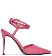 Sandały na szpilce Eva Minge różowe 
