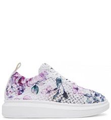 Sneakersy Mustang białe damskie 