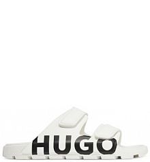 Klapki HUGO białe męskie 