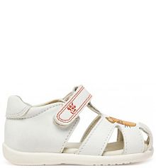 Sandały Garvalin białe dziecięce 