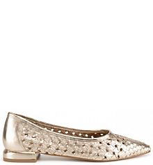 Baleriny Sergio Bardi złote damskie 