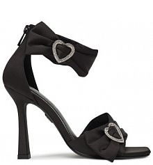 Sandały na szpilce Buffalo czarne 