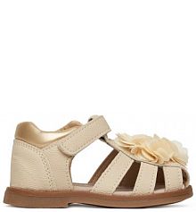 Sandały Nelli Blu beżowe dziecięce 