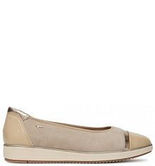 Baleriny Tamaris beżowe damskie 