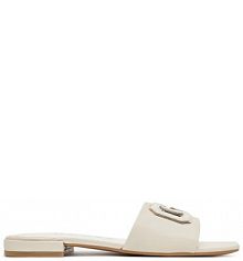 Klapki Guess écru damskie 