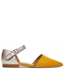 Półbuty Fly London żółte damskie 