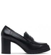 Półbuty na obcasie Lasocki czarne damskie 