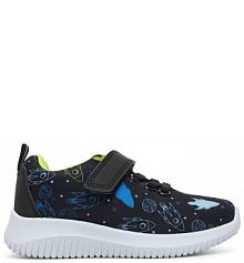 Sneakersy Action Boy czarne dziecięce 