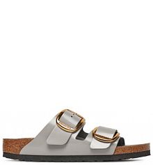 Klapki Birkenstock szare damskie 