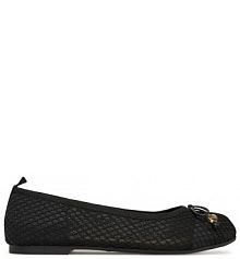 Baleriny LOVE MOSCHINO czarne damskie 