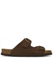 Klapki Dr. Brinkmann brązowe męskie 