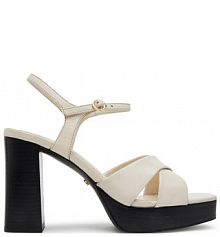 Sandały na słupku GINO ROSSI écru 