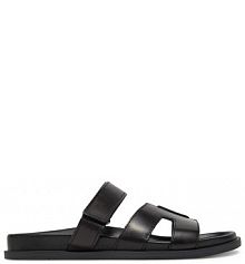 Klapki GINO ROSSI czarne damskie 