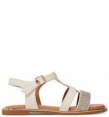 Sandały Tommy Hilfiger écru dziecięce 