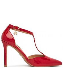 Szpilki Nine West czerwone 