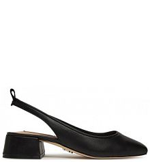 Sandały na słupku Steve Madden czarne 