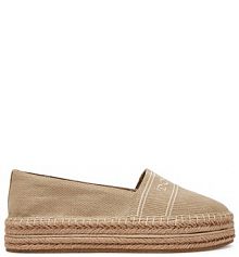 Espadryle Tommy Hilfiger beżowe damskie 